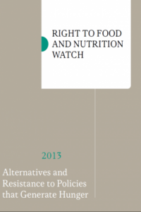 Right To Food and Nutrition Watch 2013